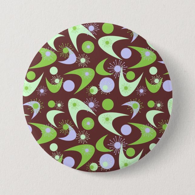 Retro Boomerangs 7.5 Cm Round Badge (Front)