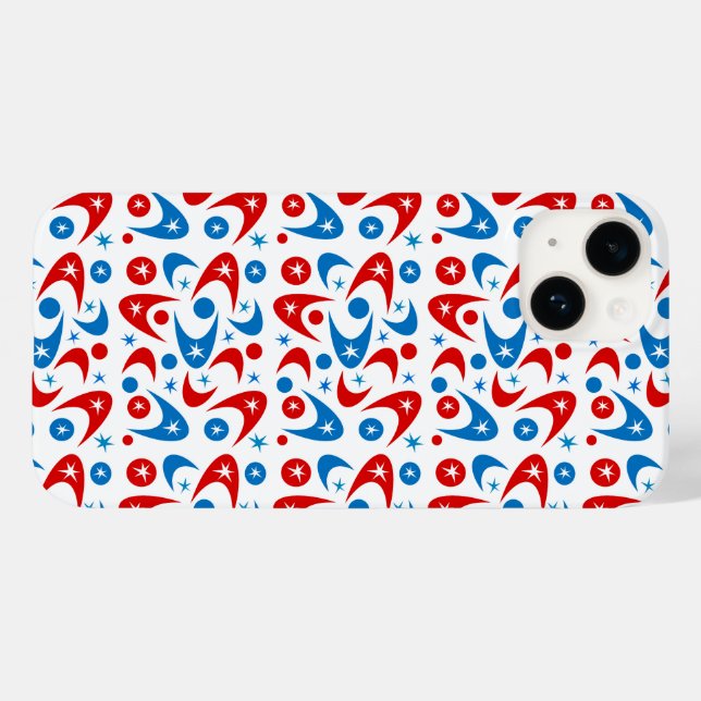 Retro Boomerangs Case-Mate iPhone Case (Back (Horizontal))