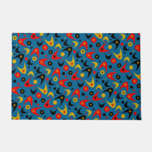 Retro Boomerangs Doormat