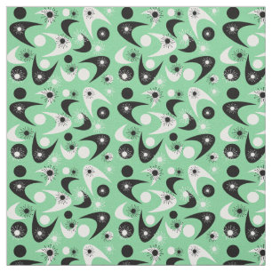 Retro Boomerangs Fabric