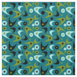 Retro Boomerangs Fabric