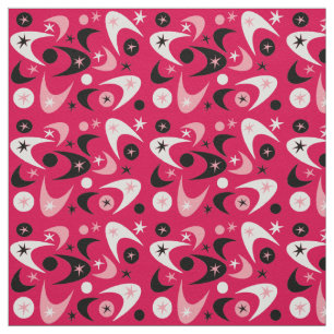 Retro Boomerangs Fabric
