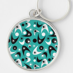 Retro Boomerangs Key Ring
