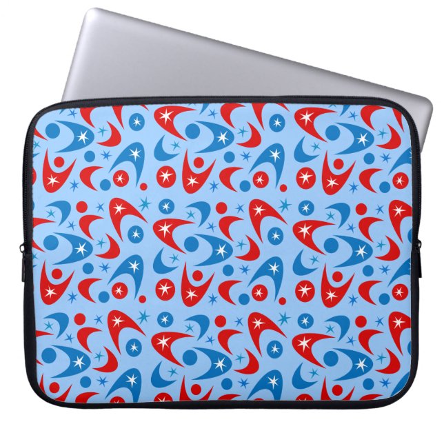 Retro Boomerangs Laptop Sleeve (Front)