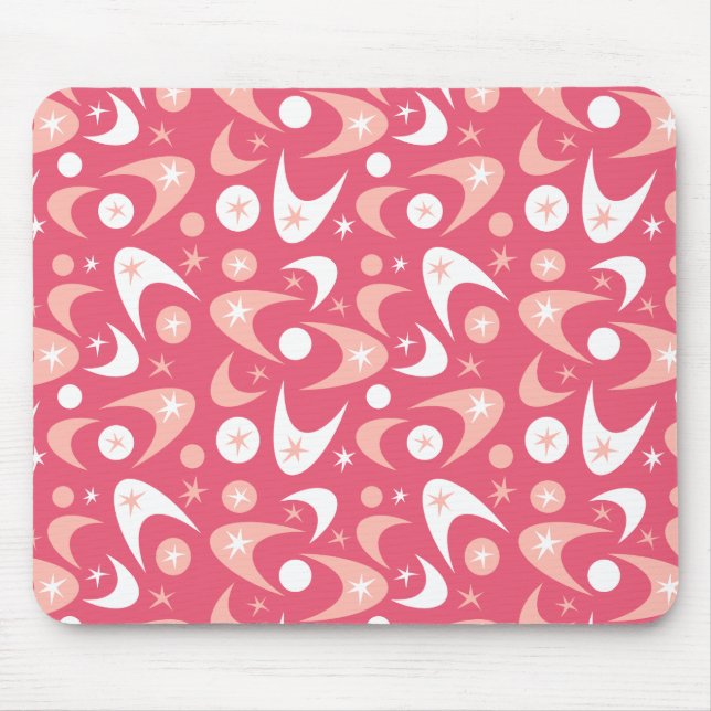 Retro Boomerangs Mouse Pad (Front)