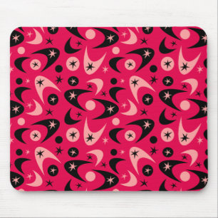 Retro Boomerangs Mouse Pad