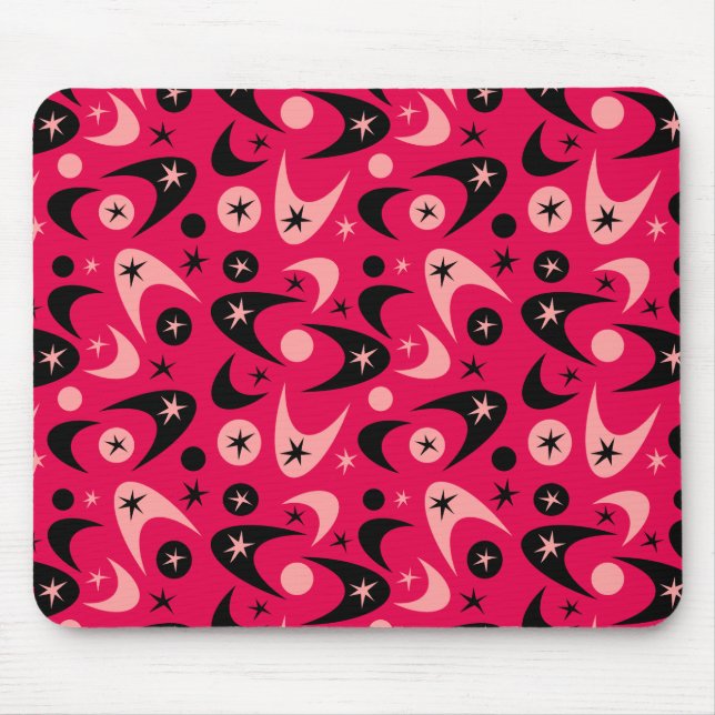 Retro Boomerangs Mouse Pad (Front)