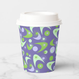 Retro Boomerangs Paper Cups
