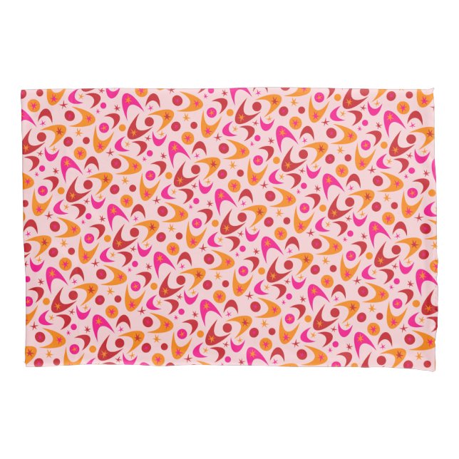 Retro Boomerangs Pillowcase (Front)