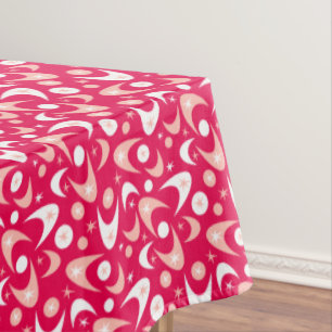 Retro Boomerangs Tablecloth