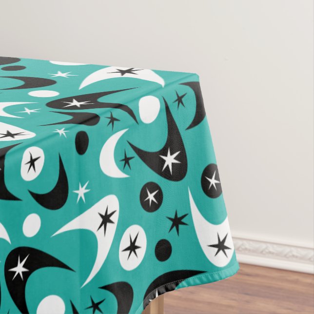 Retro Boomerangs Tablecloth (In Situ)