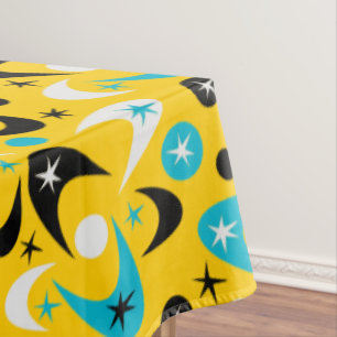 Retro Boomerangs Tablecloth