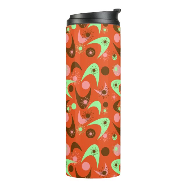 Retro Boomerangs Thermal Tumbler (Rotated Left)