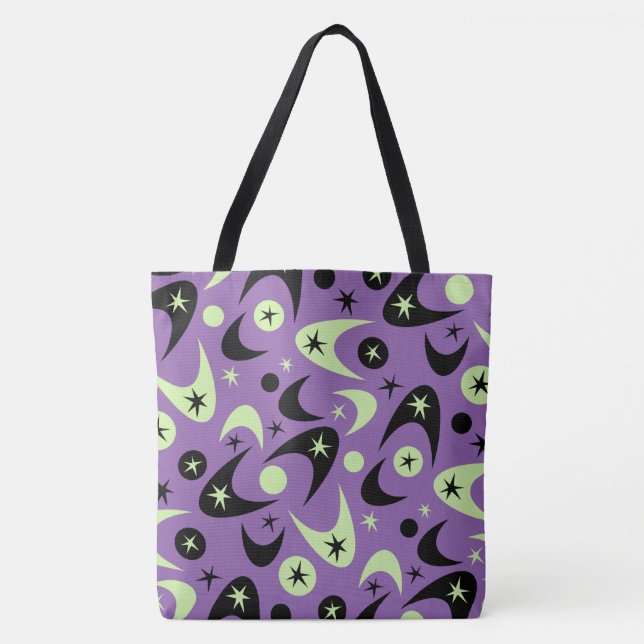 Retro Boomerangs Tote Bag (Front)