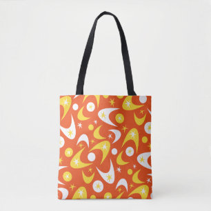 Retro Boomerangs Tote Bag