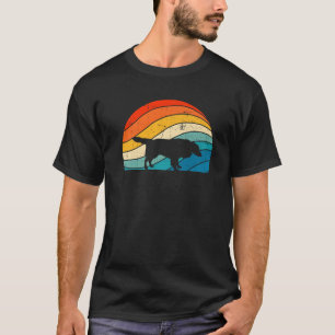 Retro Border Collie Dog Lover Puppy Dad Mum T-Shirt