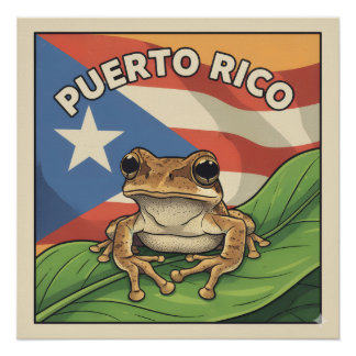Retro Boricua Pride Poster