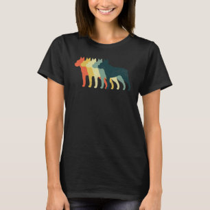 Retro Boston Bull Terrier Dog Puppy Boston Terrier T-Shirt