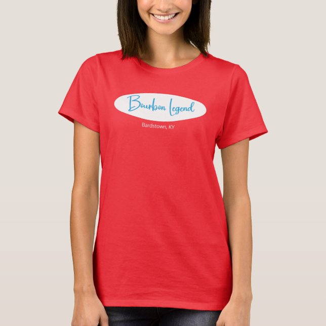 Retro Bourbon Legend oval Women's Relaxed T-Shirt (Front)