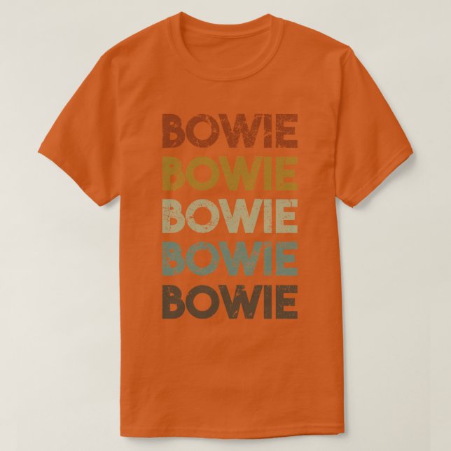 Retro Bowie Maryland T-Shirt (Design Front)