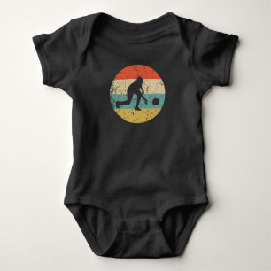 Retro Bowler Icon Bowling Baby Bodysuit
