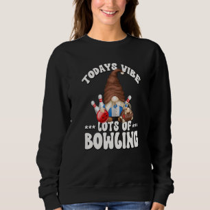 Retro Bowler Saying Gnome Grandpa For Men And Bowl Sweatshirt