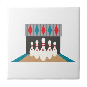 Retro Bowling Alley Tile
