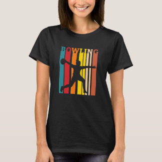 Retro Bowling Bowling Player Bowler Bowling Team T-Shirt