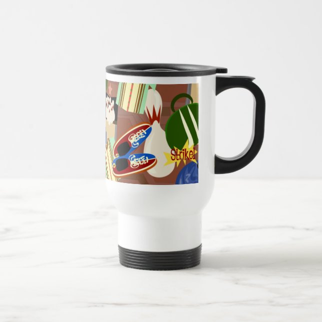 Retro Bowling Mug (Right)