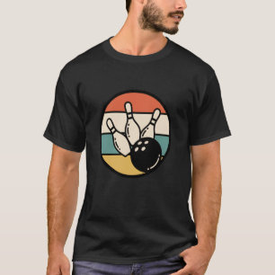 Retro Bowling Pins and Ball Vintage Sports Retro A T-Shirt