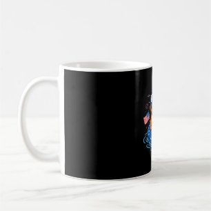 Retro boxer beer usa 250th anniversary 4th of july coffee mug