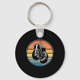 Retro Boxing Hanging Gloves Kickboxing Boxing Love Key Ring