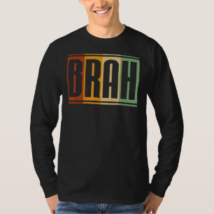 Retro Brah Surfer Vibes Surfing Dad Men Aloha Hawa T-Shirt