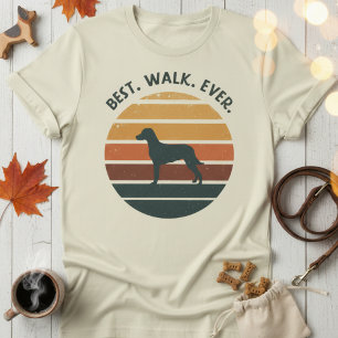 Retro Breed Sunset Dog Graphic — Vintage Style T-Shirt