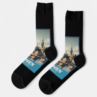 Retro Bremen Skyline Socks