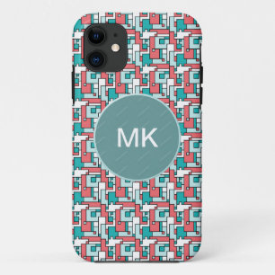 Retro Brick Pattern iPhone 11 Case