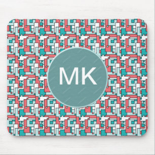 Retro Brick Pattern Mouse Pad