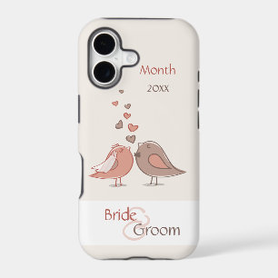 Retro Bride and Groom Birds Gifts