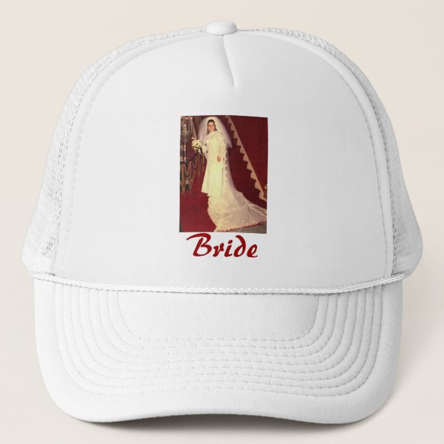 Retro Bride Trucker Hat (Front)