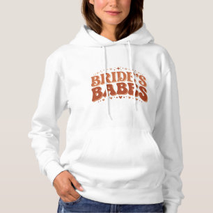 Retro Bride's Babes Terracotta Bachelorette Hoodie