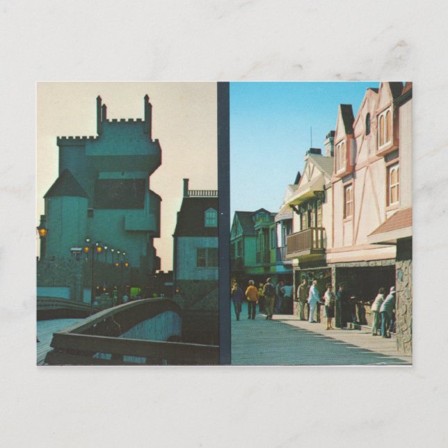 Retro Brigantine Castle Postcard (Front)