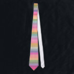 Retro Bright Rainbow Stripe Tie<br><div class="desc">This is a stylish pattern,  with retro,  bright rainbow stripes.</div>