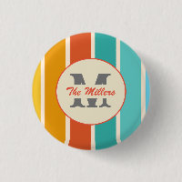 Retro Bright Summer Monogram
