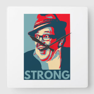 Retro British Comedy Wall Clock