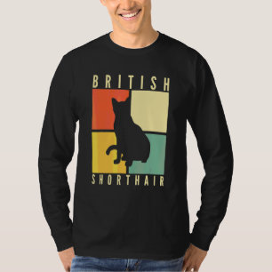 Retro British Shorthair Cat  Kitten Cat T-Shirt