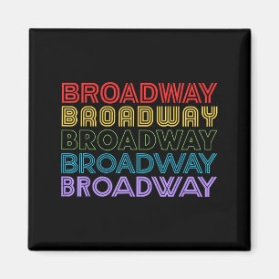 Retro Broadway Music Lover Theatre Musical Theater Magnet
