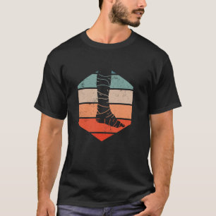 Retro Broken Leg - Broken Leg Injury T-Shirt