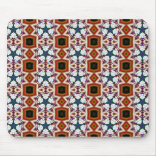 Retro Brown Art Mouse Pad