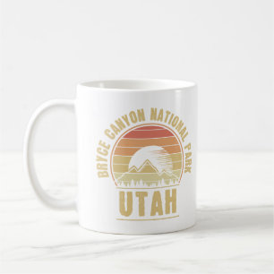 Retro Bryce Canyon National Park Utah Coffee Mug
