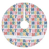 Retro Bubble Letter Custom Christmas